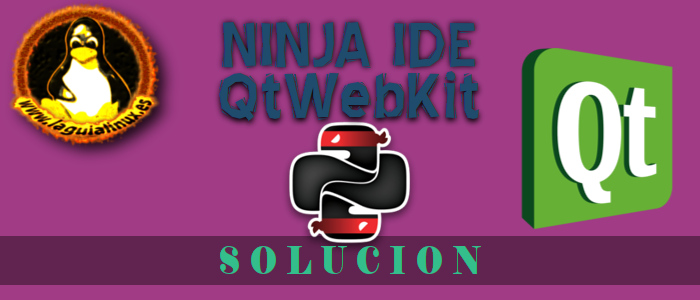 Solución al error de ninja-ide en Debian 9